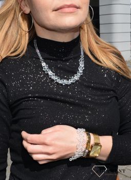 Bransoletka Swarovski damska z przeźroczystymi kryształami ✓ Biżuteria damska w Sklepie z Biżuterią zegarki-diament.pl✓ Prezent dla dziewczyny (4).JPG